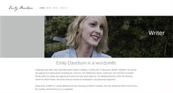 Desktop Screenshot of emilydavidson.ca